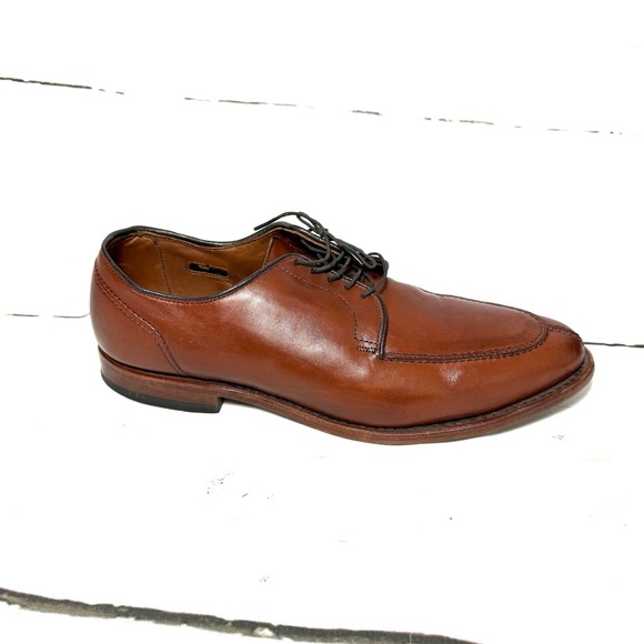 Allen Edmonds Lasalle Shoes Men\'s 11.5D Brown Oxfords Leather Slip Toe main image 7